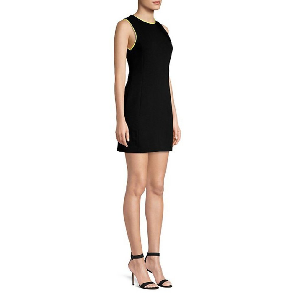 NWOT Alice + Olivia Colin Neon Trim Dress